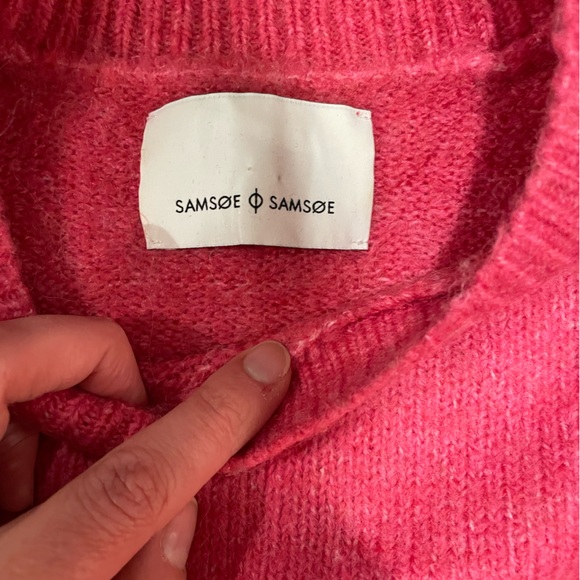 SAMSOE WOOL PINK SWEATER - Picture 3 of 4